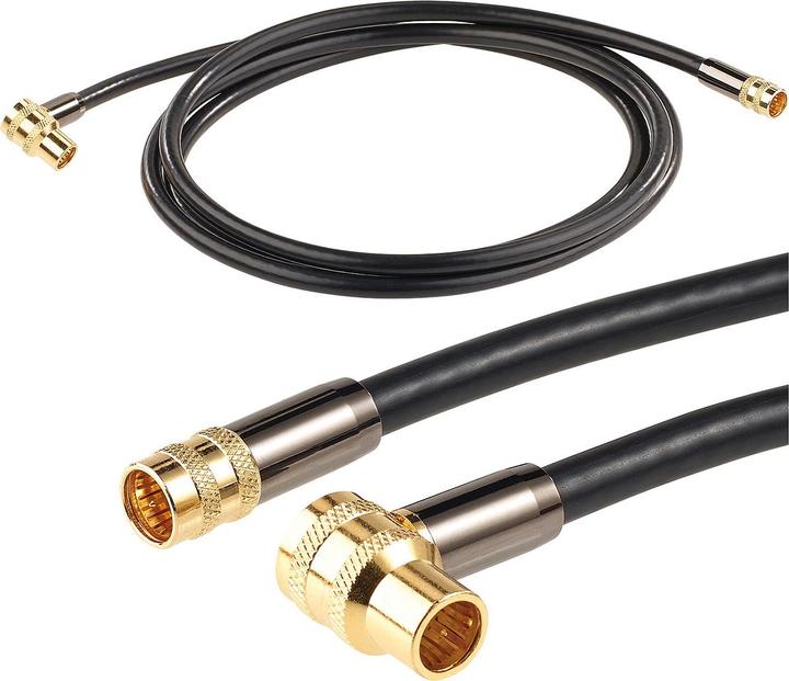 Produktbild Auvisio HDTV-Sat-Antennenkabel (F-Winkelstecker) (Antennenkabel)