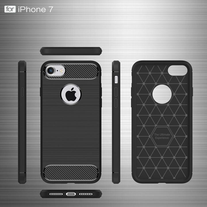 Produktbild König Design Apple iPhone 7 Hülle Case Handy Cover Schutz Tasche Schutzhülle Bumper Etui Blau (Apple iPhone 7)