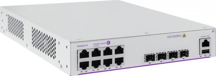 Alcatel PoE+ Switch OmniSwitch OS2260-P10 12 Port (12 Ports)