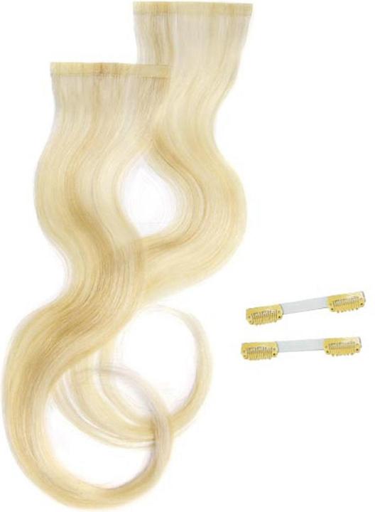 Immagine prodotto Balmain Extension a nastro per capelli umani 40cm di lunghezza 01 nero 27g - Confezione da 2 (1 Nero, 40 cm)