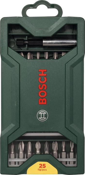 Produktbild Bosch Zubehör Mini-X-Line-Schrauberbit-Set, 25-teilig (T 15/20/25/30, C 6.3, E 6.3)