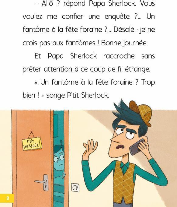 Image du produit Larousse jeunesse P'tit Sherlock. Un fantôme à la fête foraine? (Français, Prévot Pascal, Grootfontein Art, 2021)