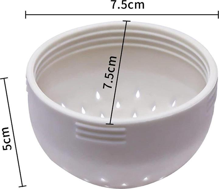 Produktbild JTI Kleines Sieb für Einmachgläser - weiss - Silikon (7.30 cm)