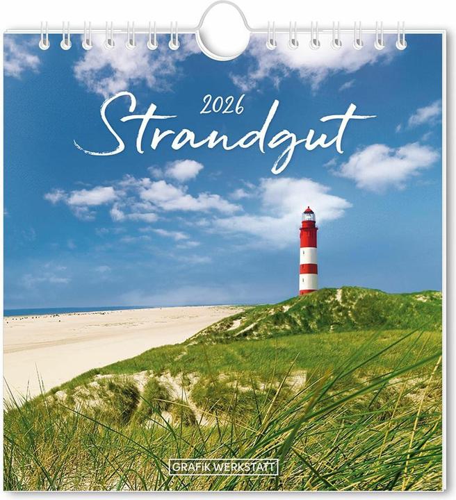 Actual product image Postkartenkalender 2026 Strandgut (16 x 17 cm, German)