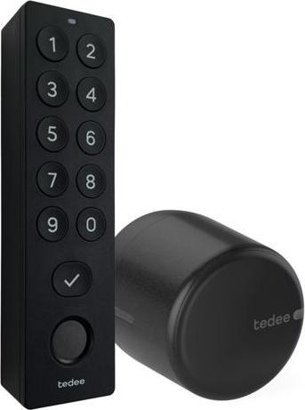 Tedee Go 2 mit Keypad Pro (Bluetooth, Elektronische Zahlenkombination, Smartphone, Fingerabdruck)