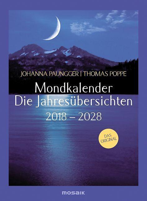 Produktbild Mondkalender - die Jahresübersichten 2018-2028
