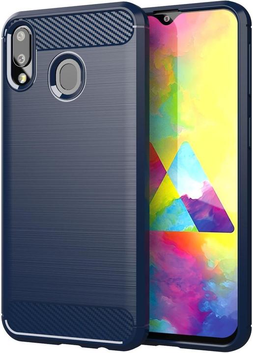 Produktbild Cadorabo TPU Ultra Slim carbon edelstahl Kombi Cover (Samsung Galaxy A10s, Samsung Galaxy M01s)