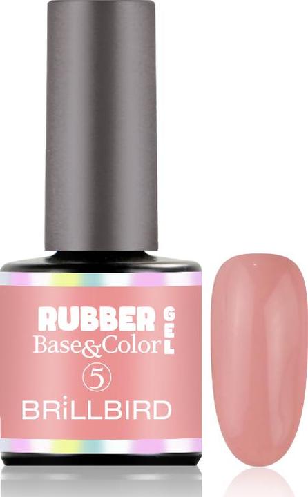 Image du produit BrillBird Gel Rubber Base&Coral #5 8ml (Vernis semi-permanent)
