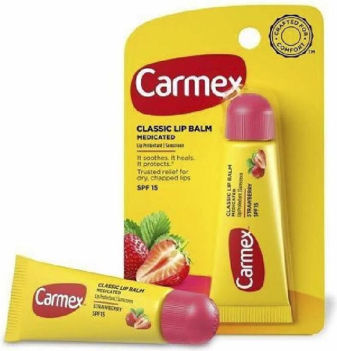 Produktbild Carmex Strawberry Lip Balm with SPF15 4.25g (Balsam)