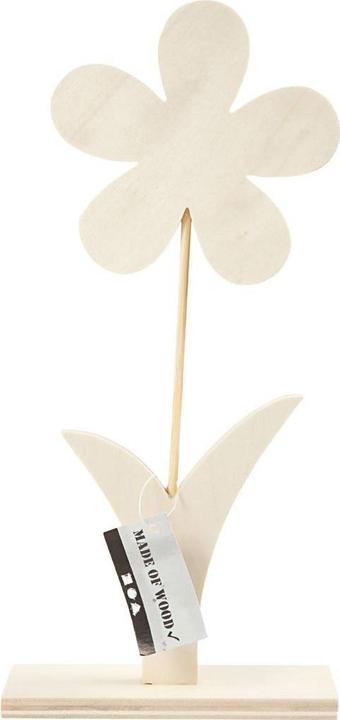 Produktbild Creativ Company Holzblume mit Sockel, 26 cm