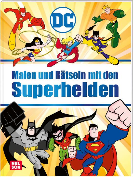 Colorare e fare puzzle con i supereroi