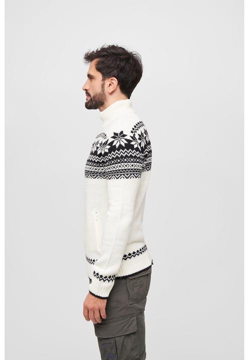Image du produit Brandit Cardigan norvégien Taille 3XL Couleur Blanc (3XL)