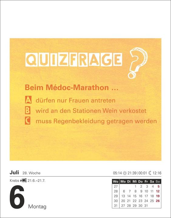 Actual product image Harenberg Ist es wahr, dass...? Tagesabreisskalender 2026 - Alltagswissen auf dem Prüfstand (German)