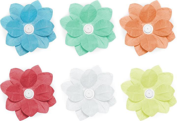 Produktbild Partydeco Schwimmende Wasserlaternen Lotusblüten
