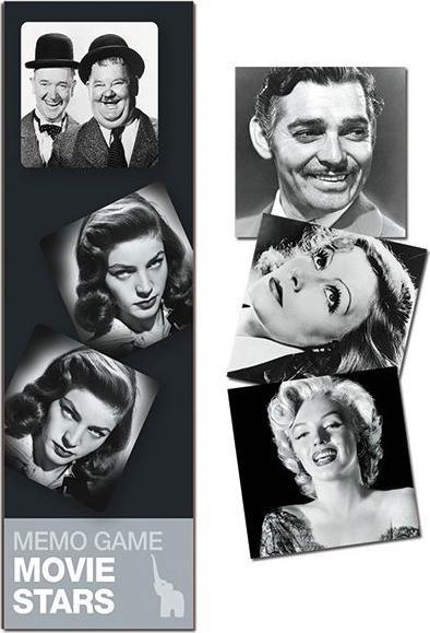 Actual product image Piatnik Art Memo Compact Movie Stars (German)