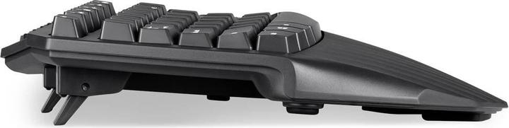 Actual product image Perixx PERIBOARD-613 DE B, Wireless compact ergonomic keyboard, black (DE, Wireless)