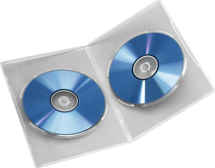Immagine prodotto Hama Doppia custodia vuota per DVD Slim, confezione da 5