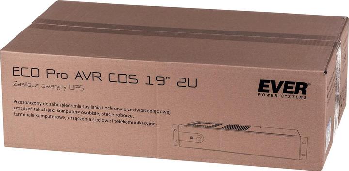 Image du produit Ever ECO Pro 1000 AVR CDS (1 VA, 650 W, Line-interactive Onduleur)