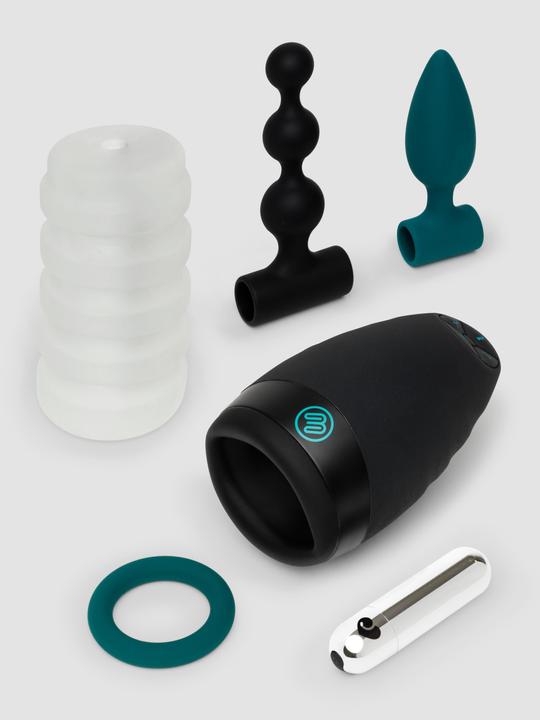Immagine prodotto Lovehoney Kit di piacere premium per lui (Nero/Benzina)
