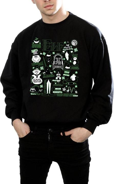 Produktbild Elf Infographic Poster Sweatshirt (XXL)