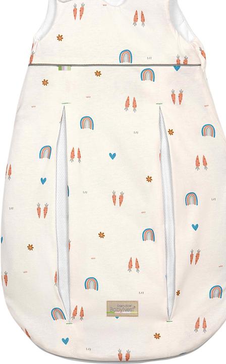 Produktbild Odenwälder Baby-Winterschlafsack prima klima Rainbow Ecru Gr. 60 (60 cm, 2.5 TOG)