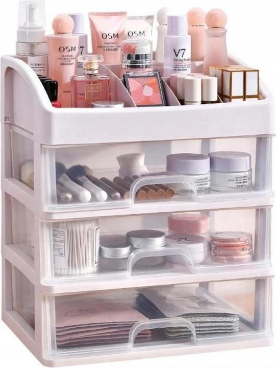 Actual product image JTI Make-up storage, 3 drawers - White