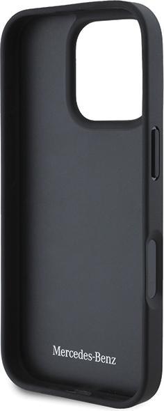 Actual product image Mercedes MEHCP16X23RWRSR iPhone 16 Pro Max 6.9" czerwony/red hardcase MB Waves Leather (Apple iPhone 16 Pro Max)