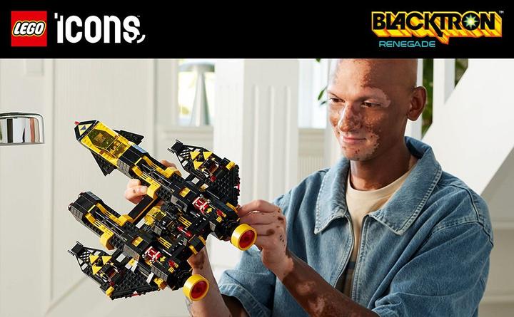 Produktbild LEGO Blacktron Renegade (10355, LEGO Icons, LEGO Seltene Sets)