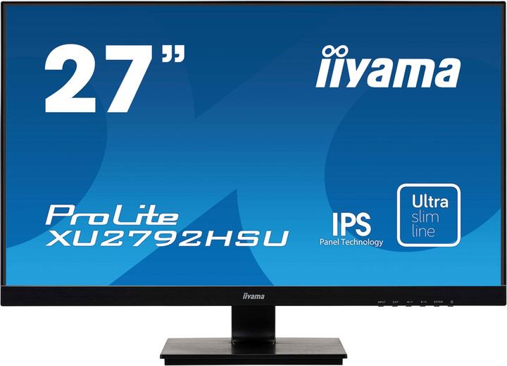 Produktbild iiyama ProLite XU2792HSU-B1 LED-Bildschirm 68,6 cm (27 Zoll) 1920 x 1080 Pixel Full HD LCD Schwarz (1920 x 1080 Pixel, 27")