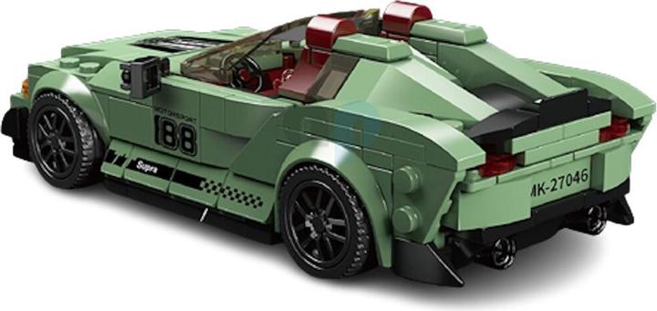 Actual product image Mould King 27046 Mini Luxury Car No. T. Supra (348 parts)