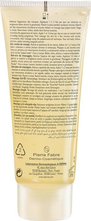 Nutritional values and ingredients A-Derma Epitheliale A.H. Massage (100 ml)