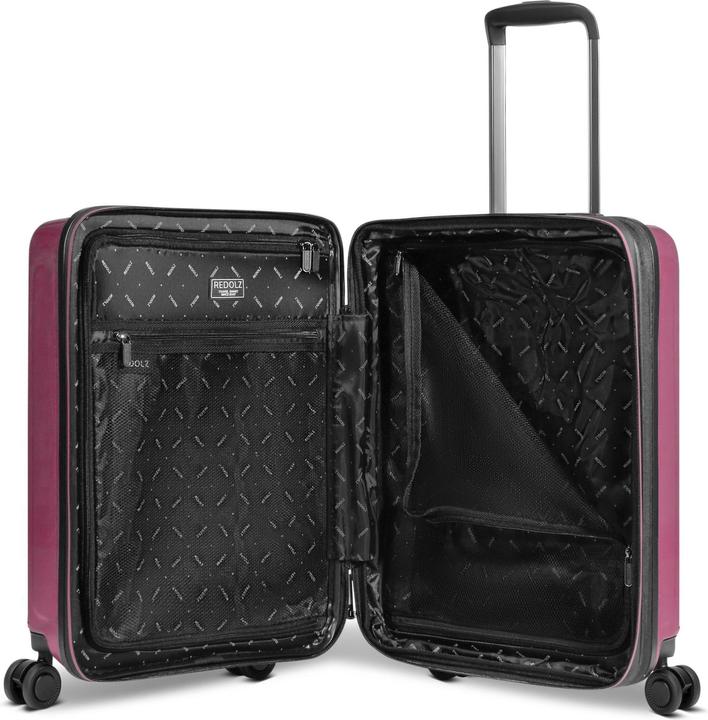 Actual product image Redolz Essentials 14 4-wheel cabin trolley 55 cm laptop compartment with expansion pleat (45 l, Hand luggage (up to 50 litres))