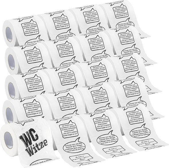 Image du produit Infactory Papier toilette "Blagues", 5 rouleaux