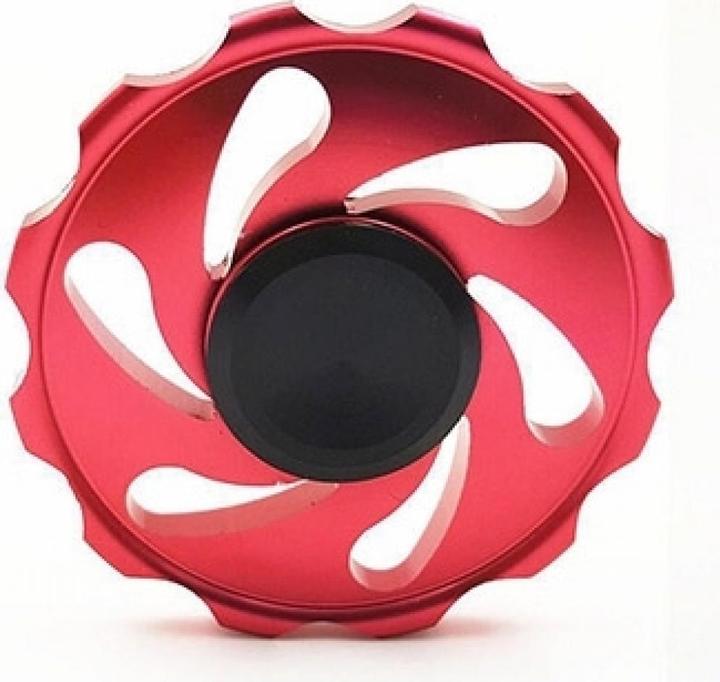 Actual product image FidgetSpinner Cyclone Storm Spinner Aluminium