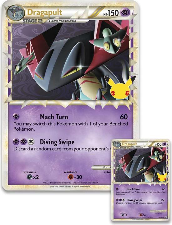 Immagine prodotto Pokémon Dragapult Prime - Celebrations (Inglese, Box Set e Collezione)