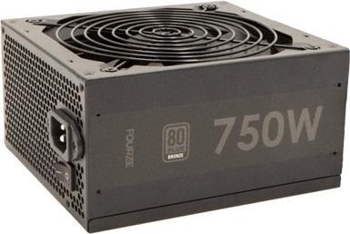Actual product image Fourze PS750W Power Supply 750 W 24-pin ATX ATX Black (750 W)