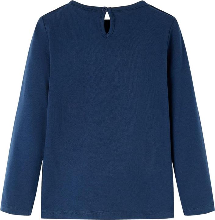 Produktbild VidaXL Kinder-Langarmshirt Marineblau 116,Material: 95 % Baumwolle (116)