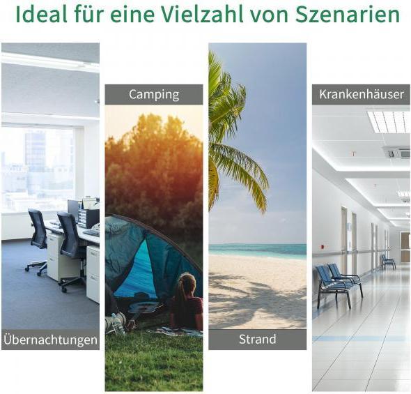 Produktbild Outsunny Campingbett mit seitlicher Tasche