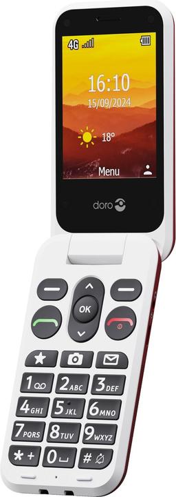 Actual product image Doro Leva L31 Basic Phone, red/white (2.80", 2 Mpx, 4G)