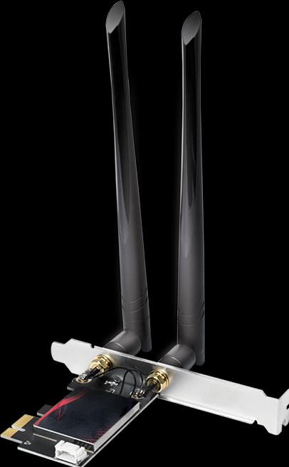 Actual product image LogiLink PCI Express card, WI-FI 6E &, BT5.0 (Mini PCI Express)