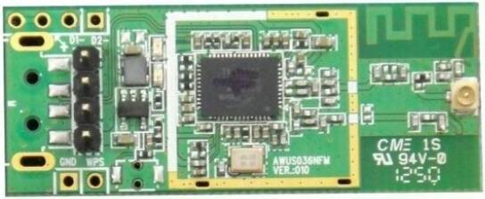 Alfa Network US036NFM-I - US036NFM-1 802.11n USB-Modul mit USB-Stiftlöchern und IPEX-Anschluss