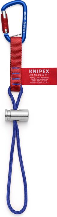 Actual product image Knipex Adapter strap with carabiner