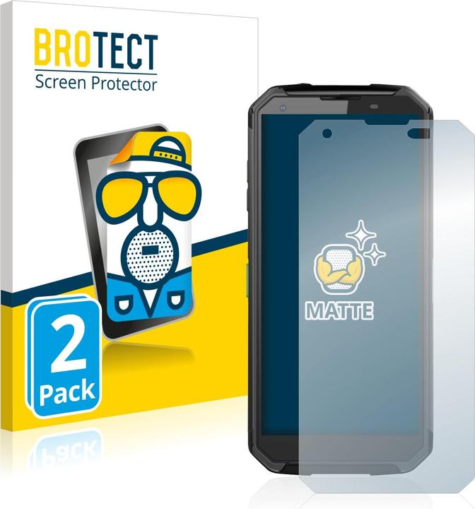 Produktbild BROTECT Entspiegelungs-Schutzfolie Displayschutz Matt (2 Stück, Blackview BV9500)
