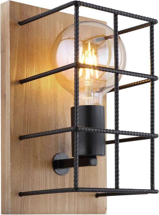 Produktbild Globo Wandlampe Holz braun, 1xE27, 15530W