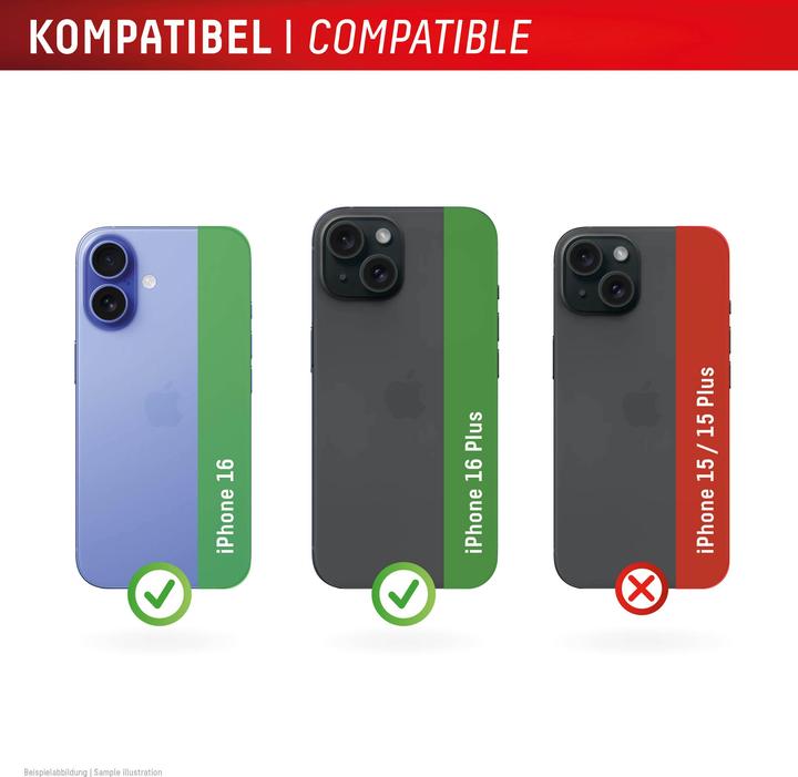 Produktbild Displex Premium Camera Lens Glass, Kamera Schutzglas, Einzelringe (1 Stück, Apple iPhone 16 Plus, Apple iPhone 16)