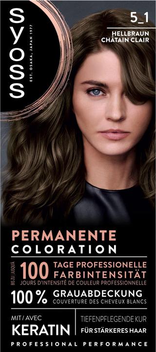 Actual product image Syoss Coloration 5 1 Hellbraun (5 1 Light brown)