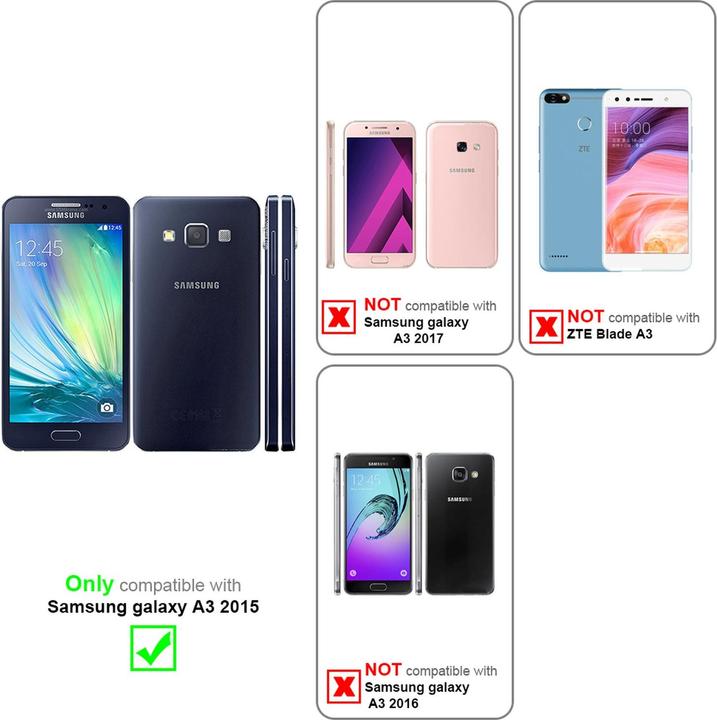 Actual product image Cadorabo TPU Jelly Cover (Samsung Galaxy A3)