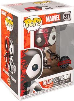 Image du produit Funko POP! Marvel Deadpool / Venom Métallique Exclusive Pop in a Box