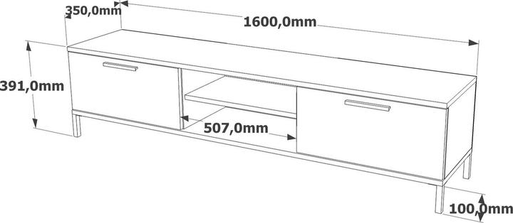 Produktbild Skye Decor Benedict (160 x 60 x 68 cm)