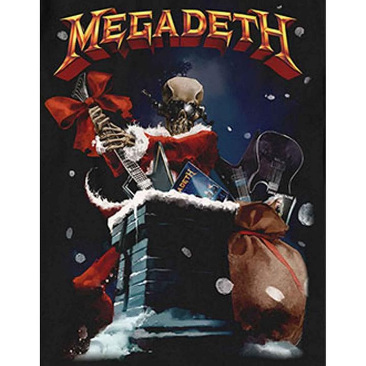 Produktbild Megadeth Santa Vic Chimney TShirt weihnachtliches Design (S)
